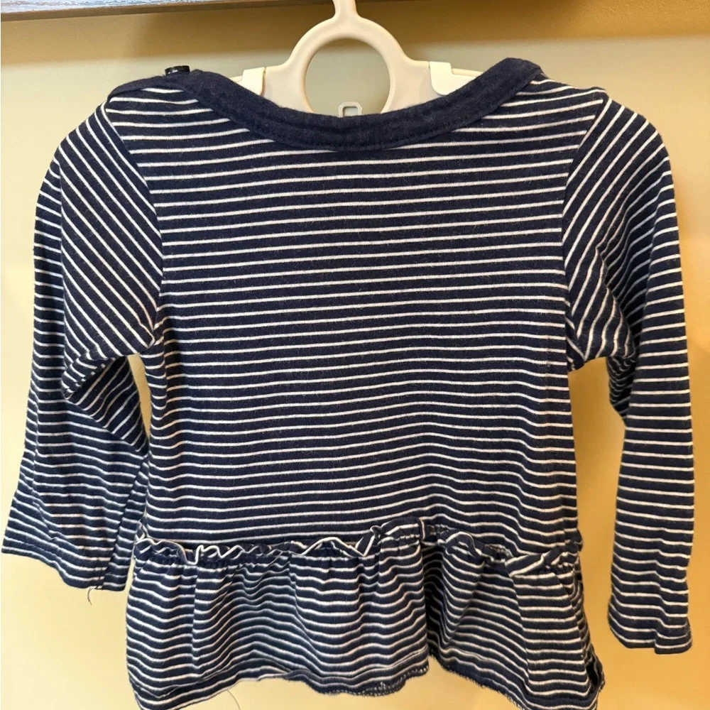 Carter's Old Navy Toddler Girl Ruffle Shirt and Pink Shorts Outfit